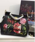 Сумка Dolce & Gabbana Sicily Rose Print Black